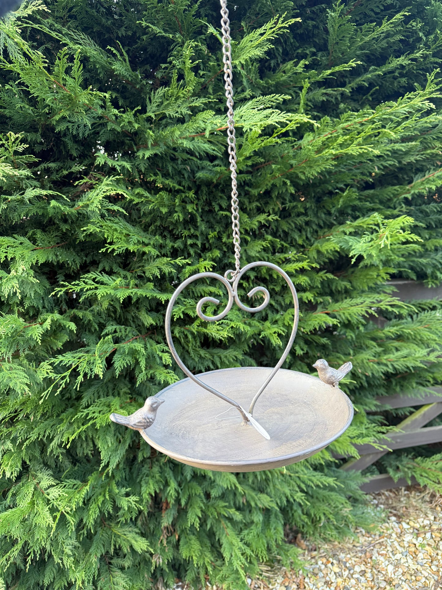 Hanging Heart Bird Feeder