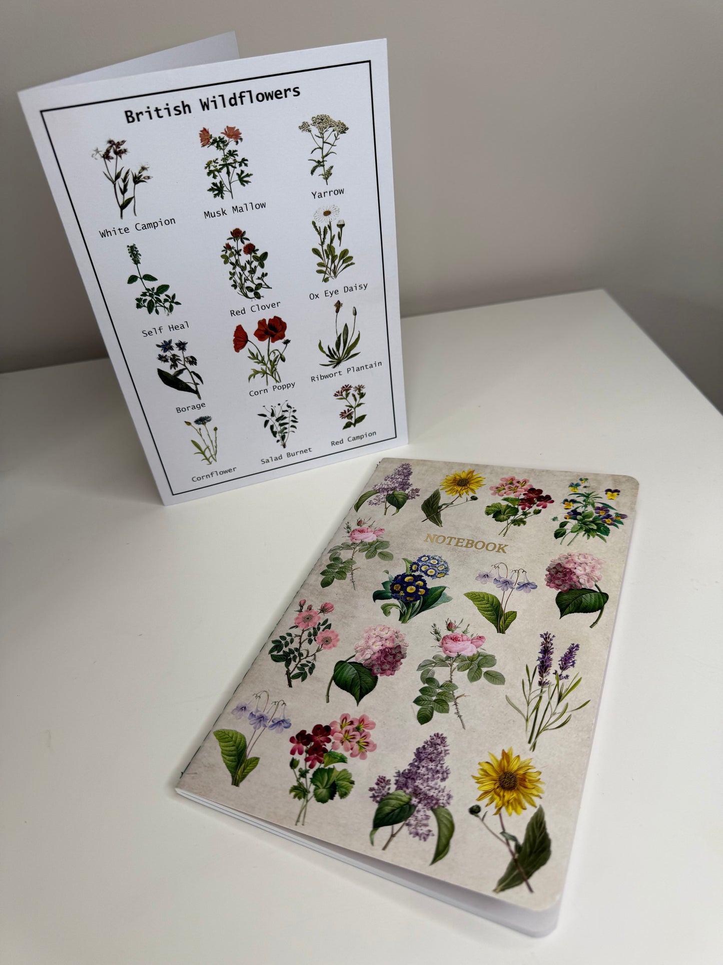 Flower notepad