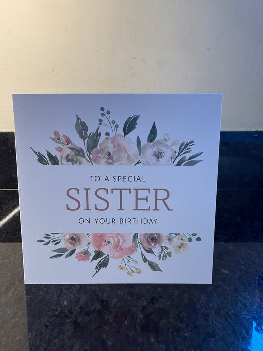 Sister Birthday Card